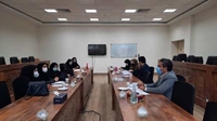 برگزاری جلسه مرکز تحقیقات - با معاونت بهداشتی دانشگاه جهت تدوین کتابچه سیمای جمعیت استان