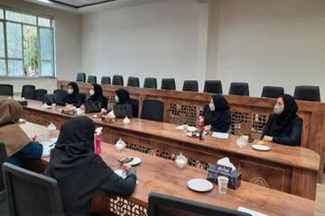 برگزاری جلسه مرکز تحقیقات با معاونت بهداشتی دانشگاه جهت تدوین کتابچه سیمای جمعیت استان